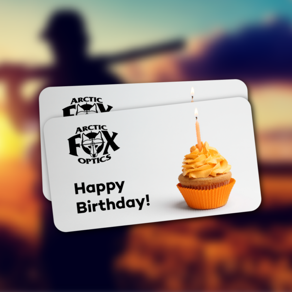 arctic fox optics birthday gift card